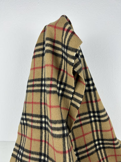 Vintage Burberry nova check cashmere scarf