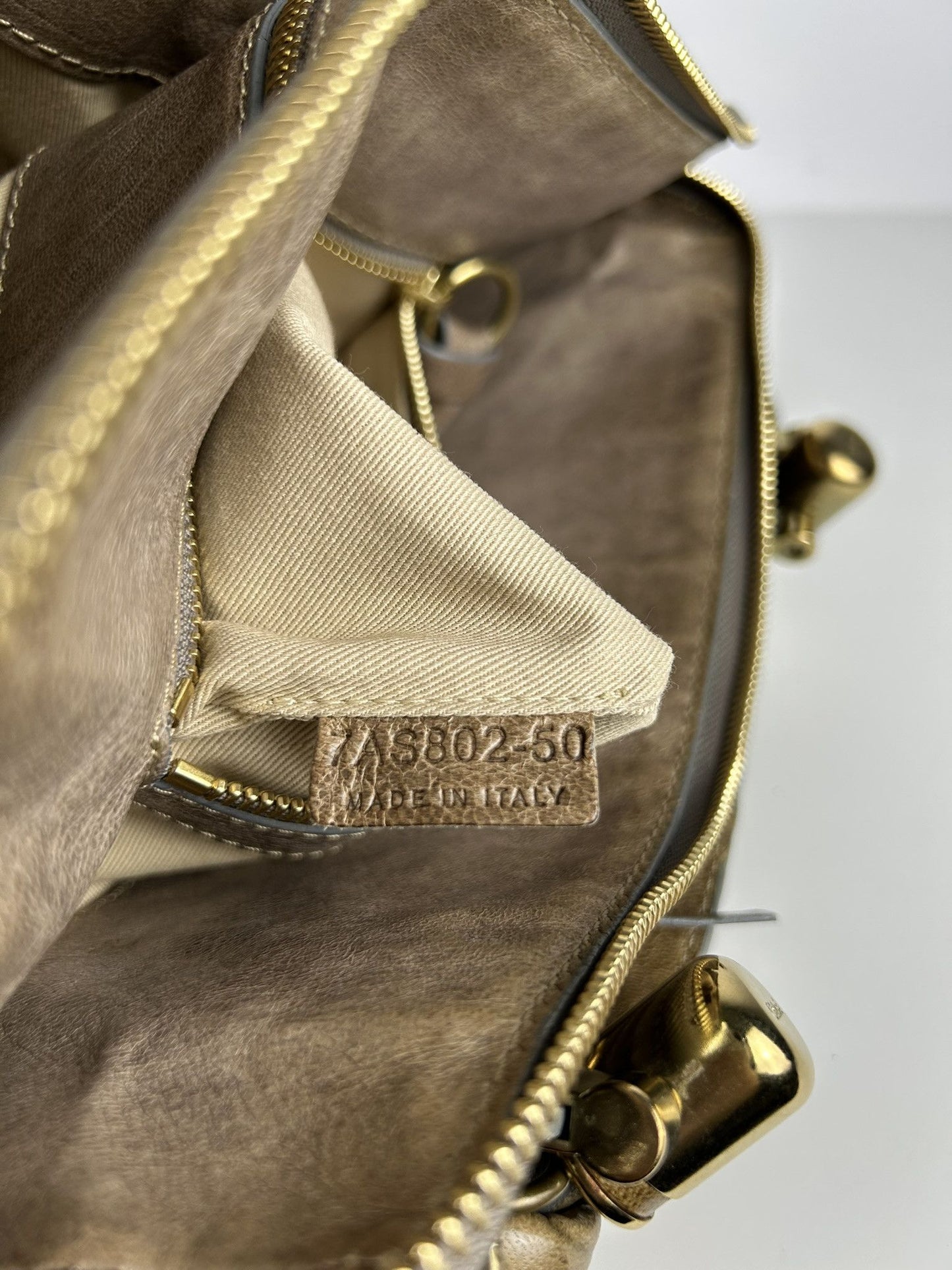 Vintage y2k chloe heloise leather handbag