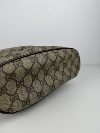 Vintage 80s Gucci monogram drawstring bucket bag