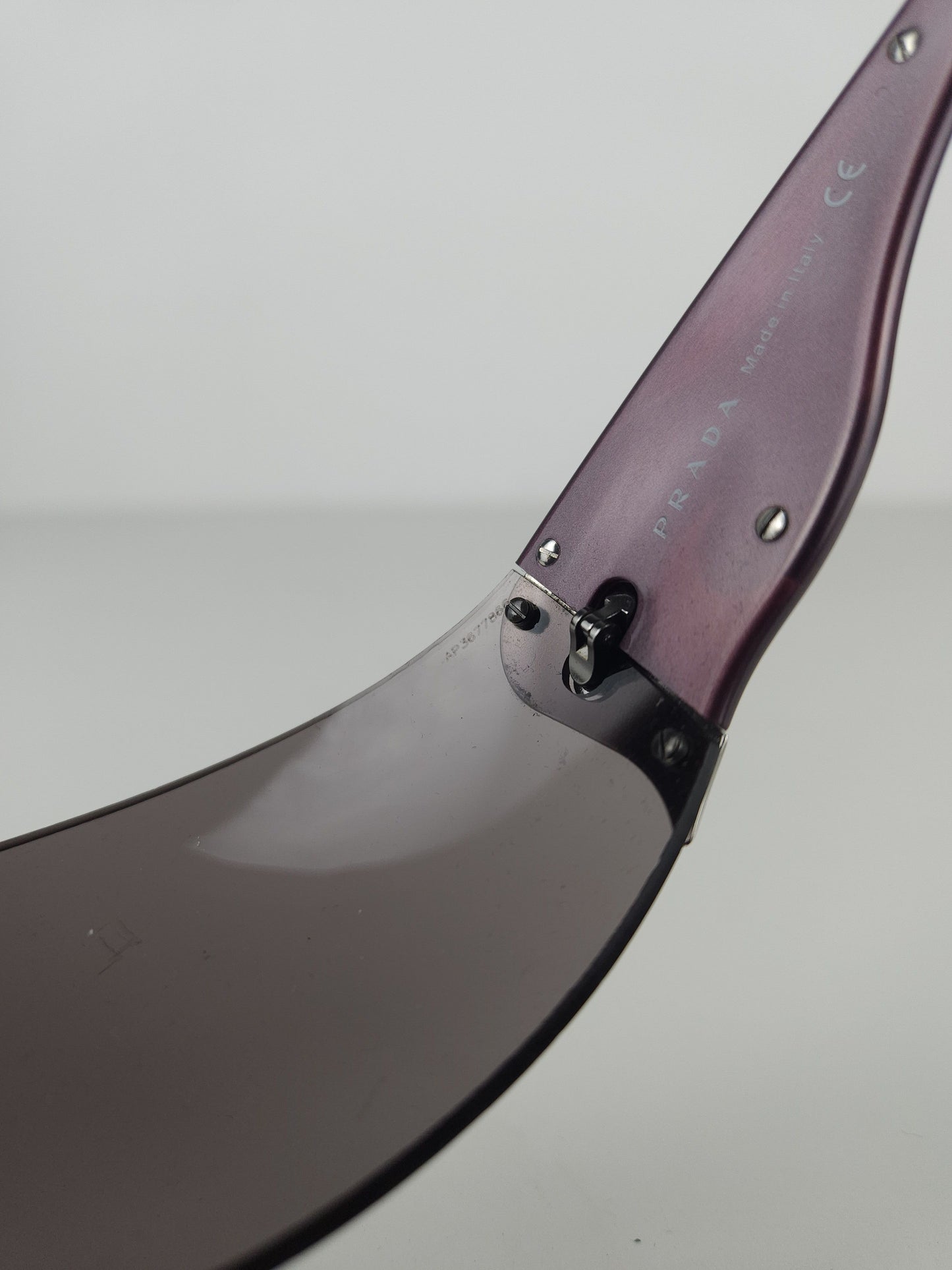 Archive y2k Prada SPR58F wraparound flame sunglasses