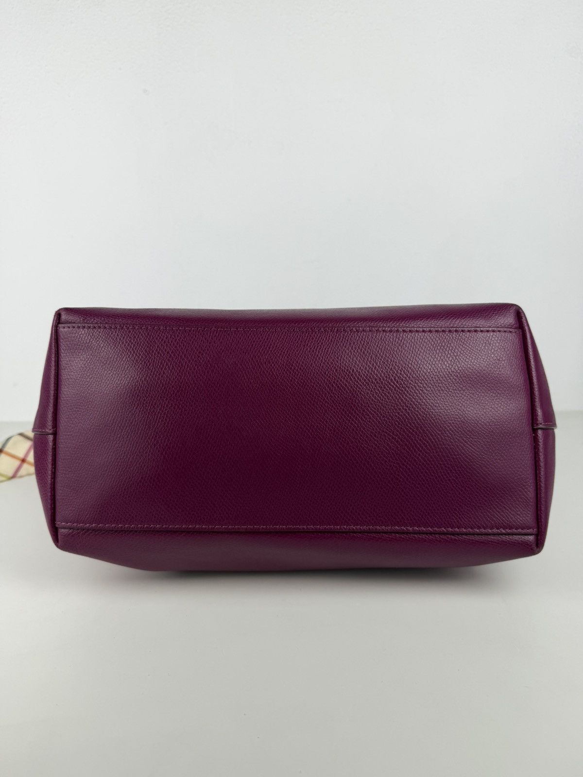 Coach crossgrain leather city tote fuchsia