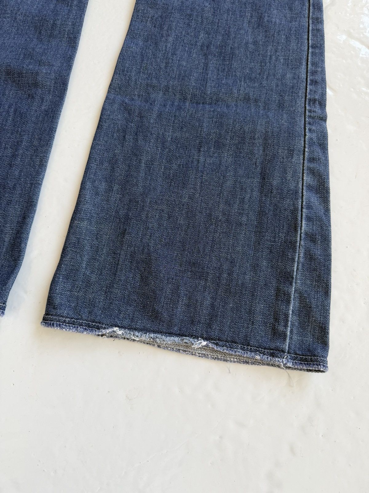 Y2k Dolce & Gabbana cutoff low waist flared denim