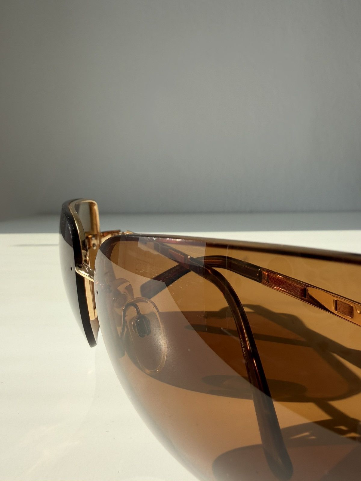 Vintage Chanel 4112 rimless sunglasses