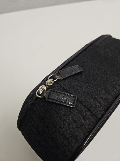 Y2k Dior trotter oblique monogram canvas toiletry bag/ pouch