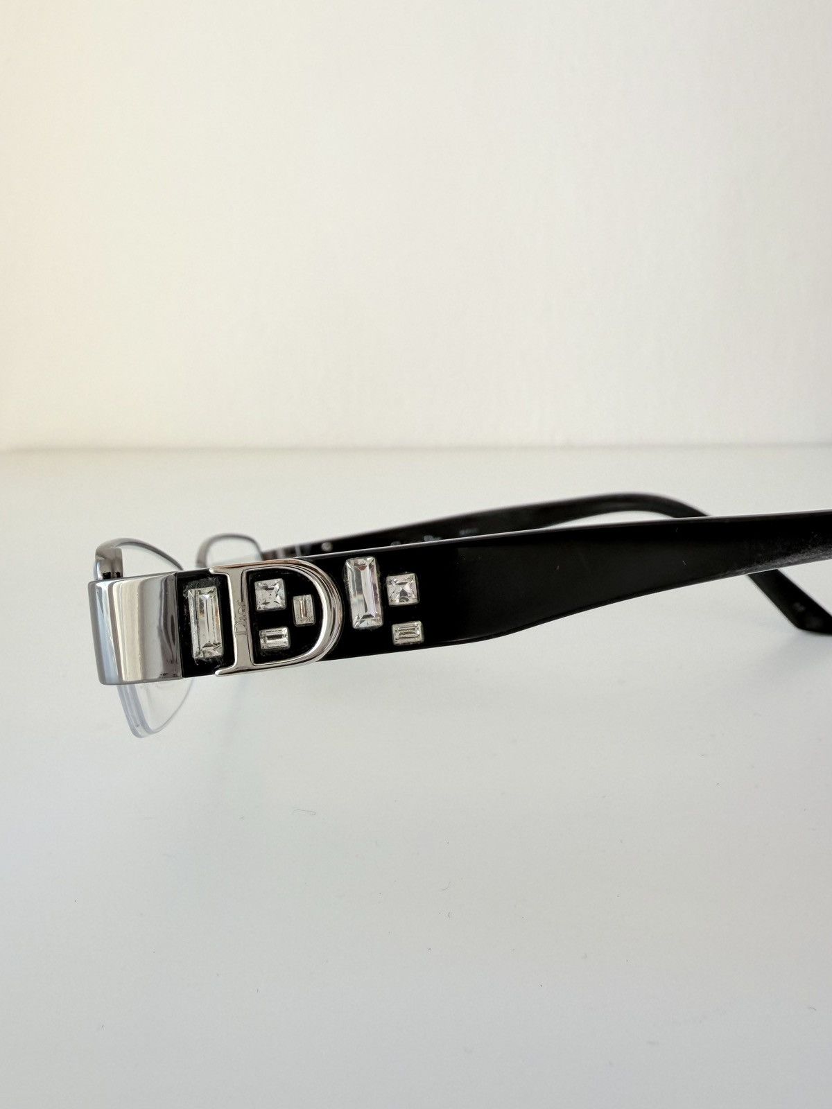 Vintage y2k Dior CD7681J rhinestone embellished glasses