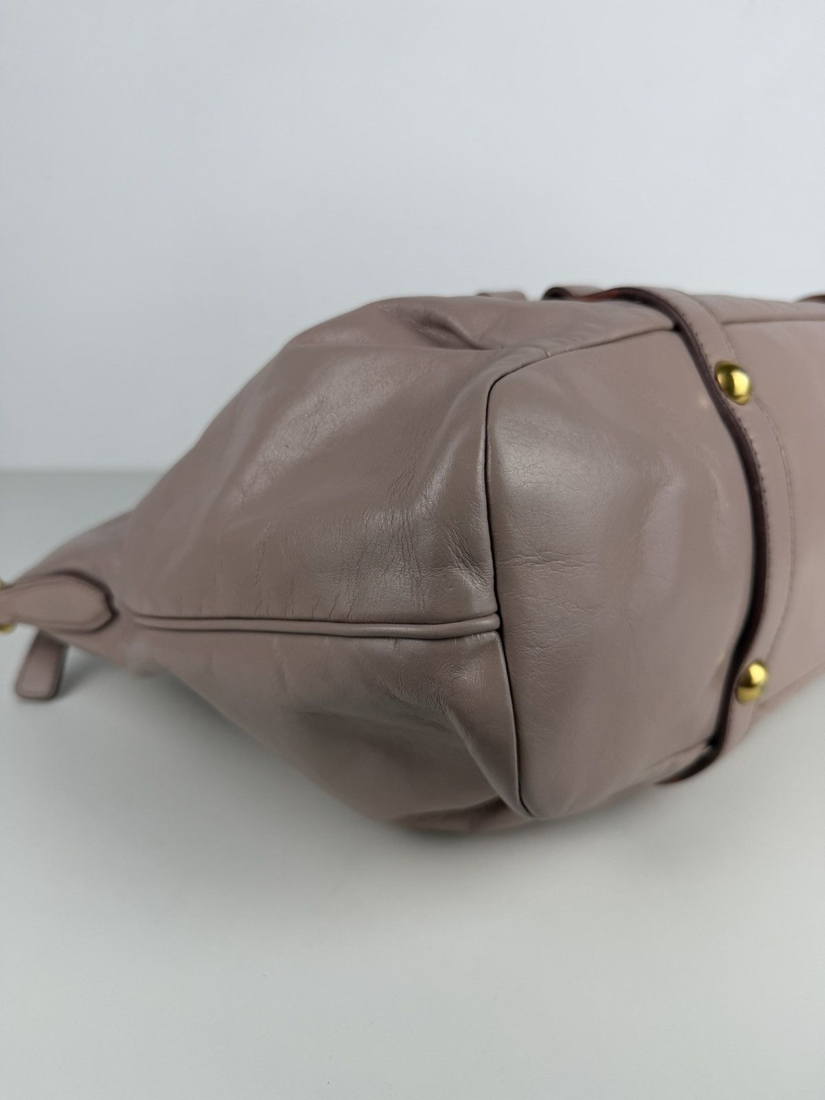 Miu Miu vitello top zip tote bag