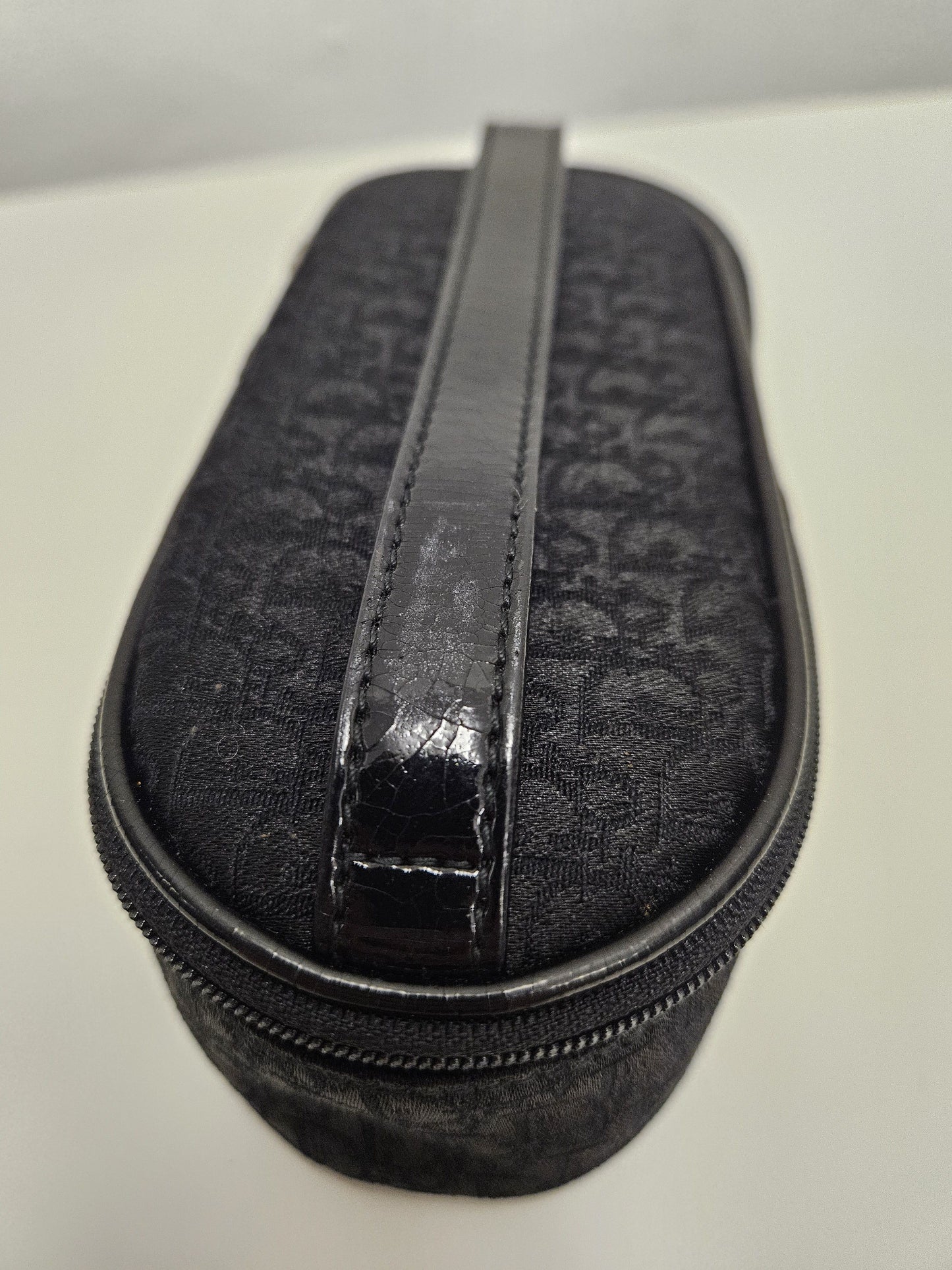 Y2k Dior trotter oblique monogram canvas toiletry bag/ pouch