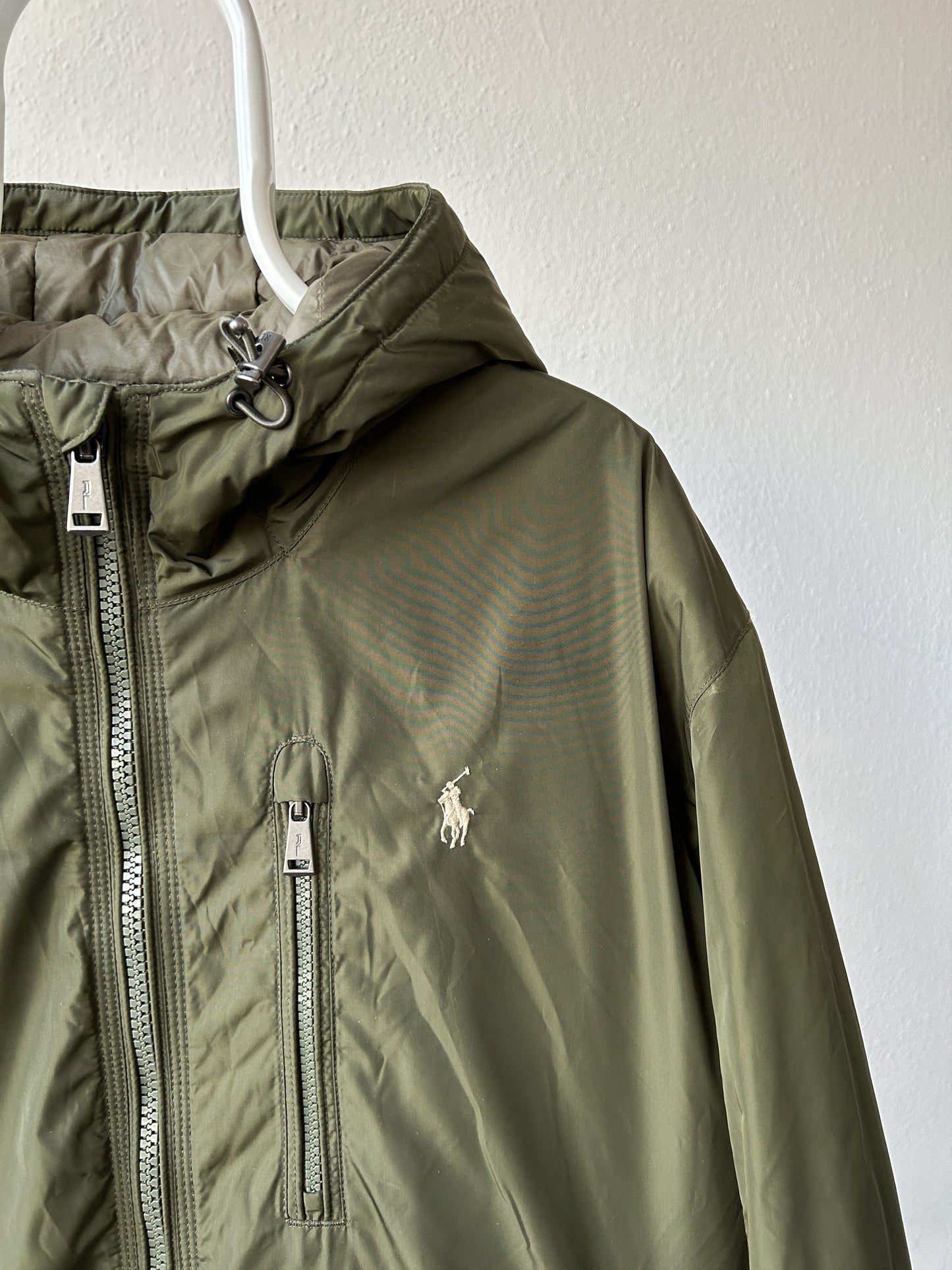 Ralph lauren hooded light puffer jacket