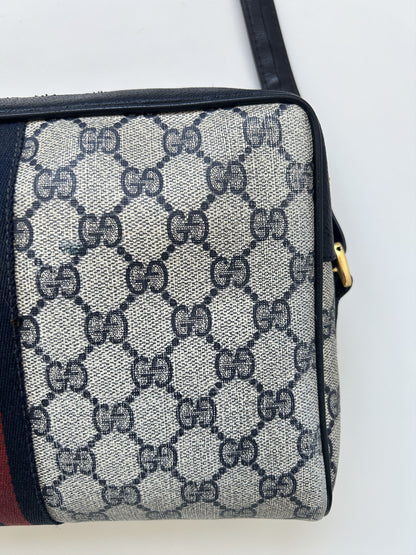 Vintage 80s gucci monogram messenger bag