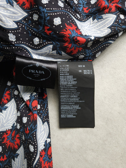 SS2015 Holliday & Brown prada floral sleeveless midi dress