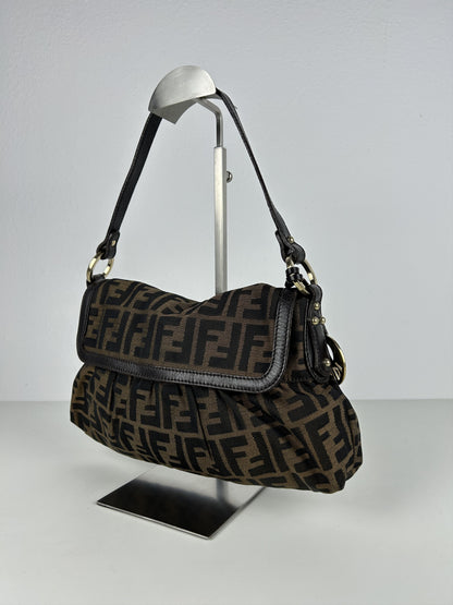 Fendi zucca monogram canvas chef bag baguette