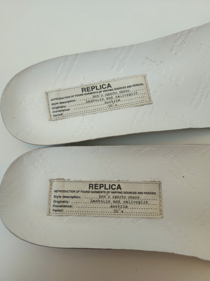 Maison Margiela replica sneakers in dusty pink/ beige