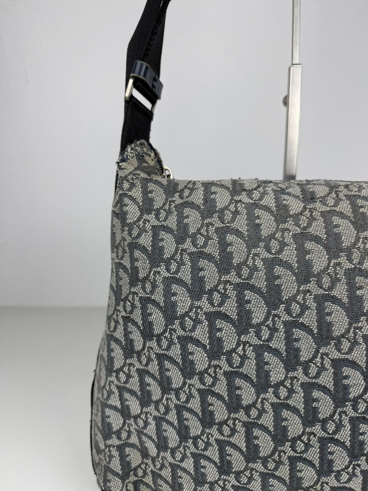 Vintage y2k dior trotter monogram canvas messenger bag