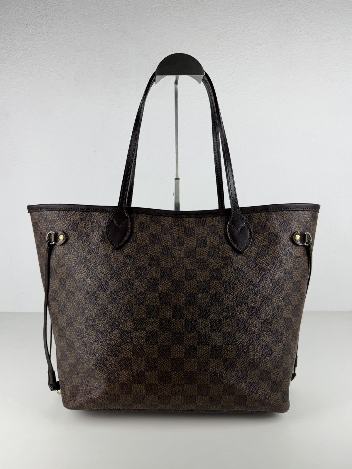 Louis Vuitton damier ebene neverfull mm tote bag