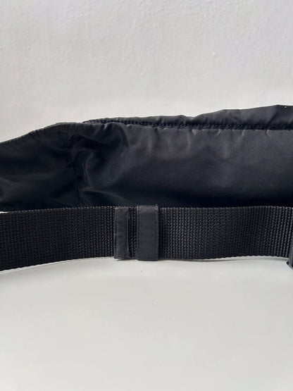 Prada nylon triangle logo waist/ crossbody bag pouch bumbag