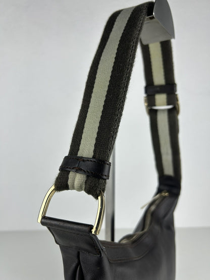 Vintage Gucci leather shoulder bag