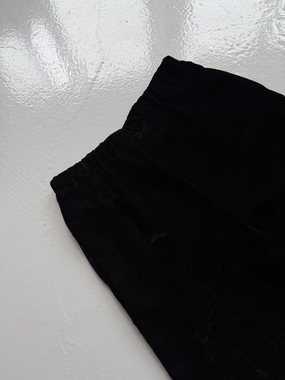 SS1994 tricot comme des garcons wide leg velvet pants