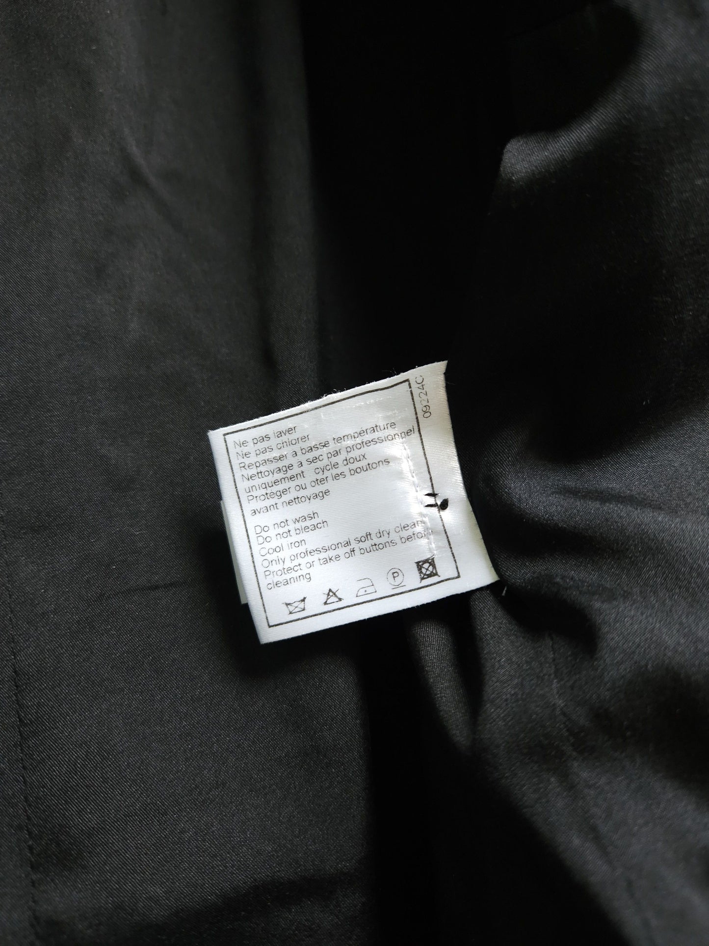 AW1999 Chanel wool tweed blazer