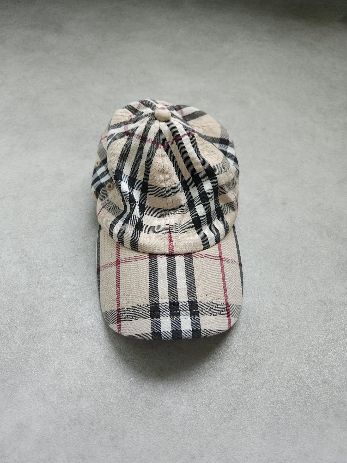 Vintage y2k burberry nova check hat cap