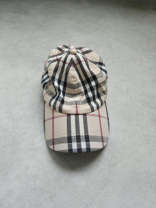 Vintage y2k burberry nova check hat cap