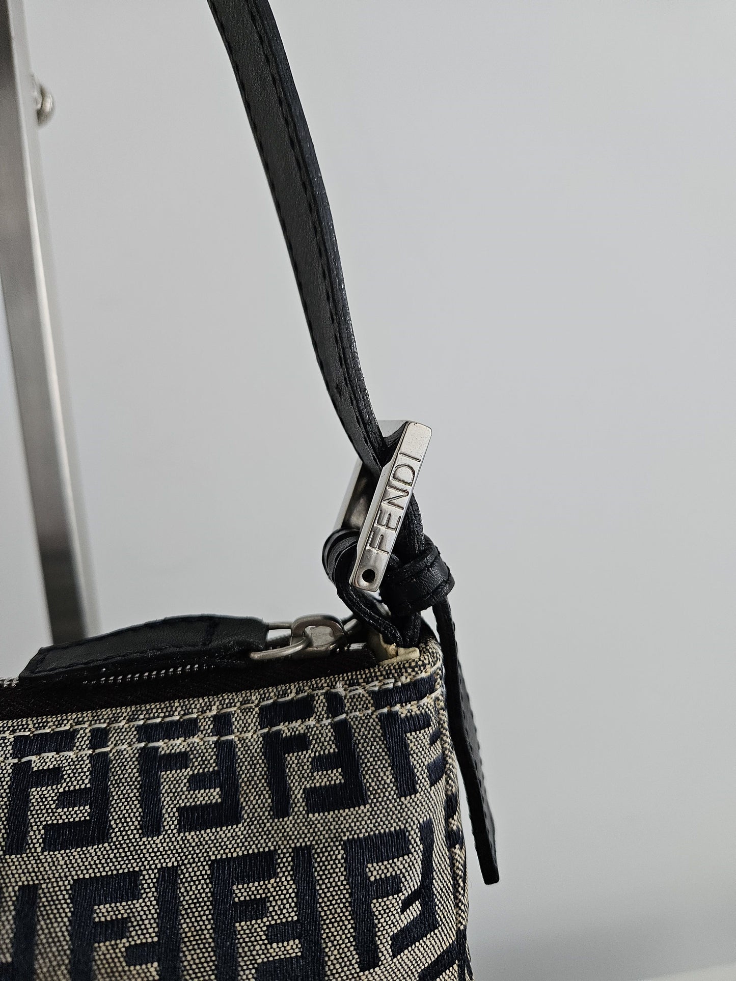 Fendi zucchino ff monogram canvas mini bag pochette