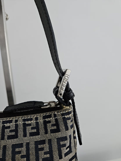 Fendi zucchino ff monogram canvas mini bag pochette