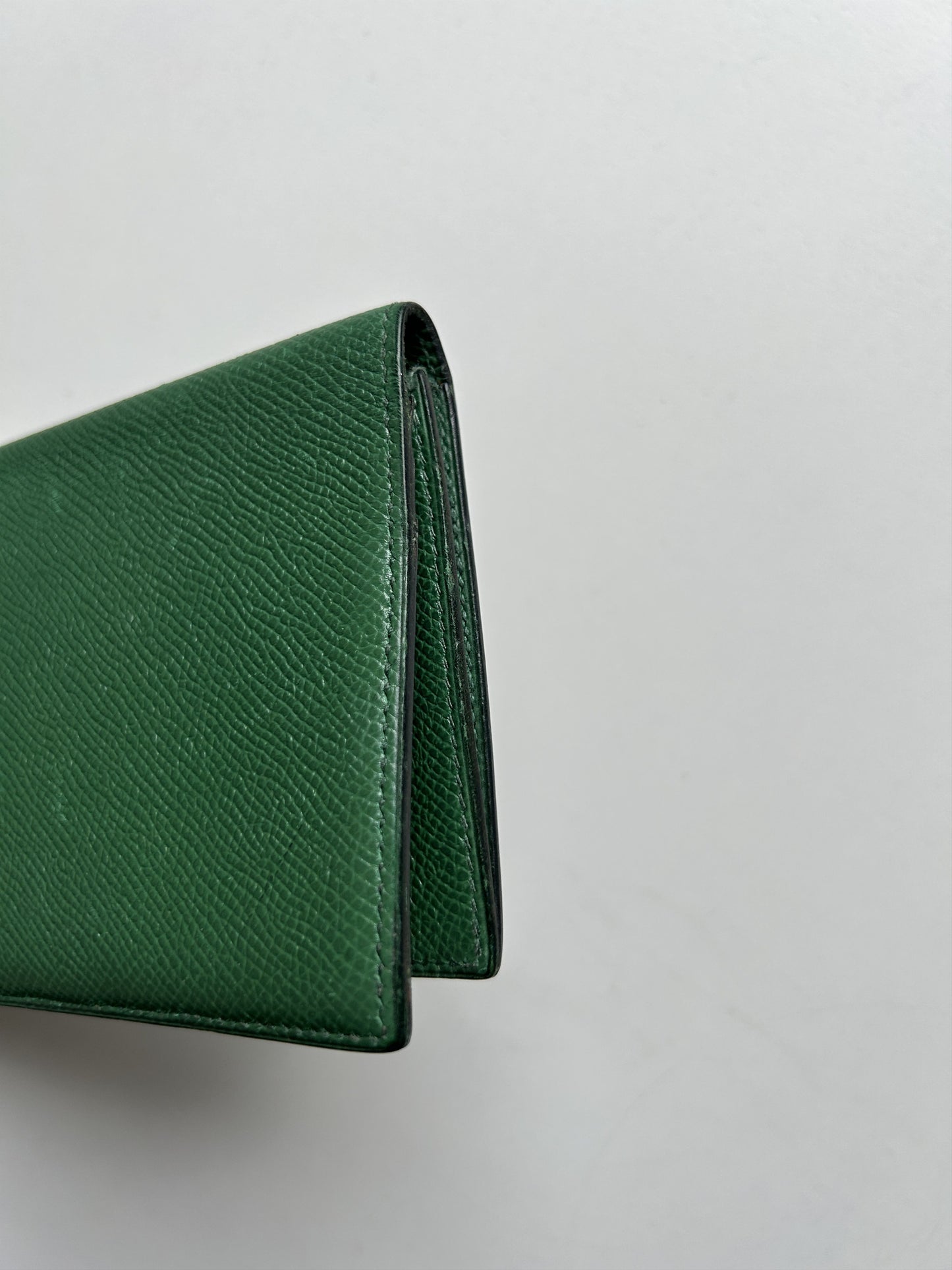 Vintage hermes osaka long bifold wallet