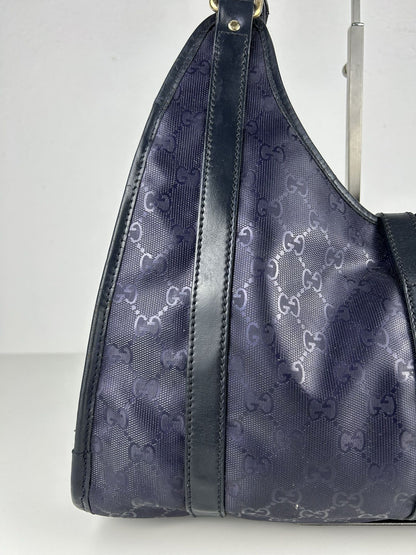 Gucci Jackie gg monogram coated canvas handbag