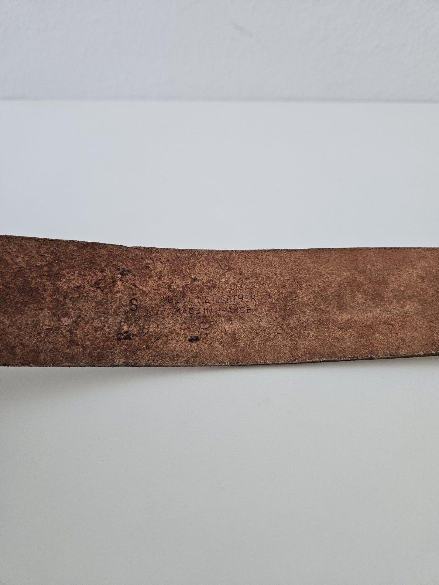 Archive y2k Maison Martin Margiela artisanal handpainted leather belt