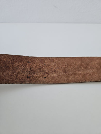 Archive y2k Maison Martin Margiela artisanal handpainted leather belt