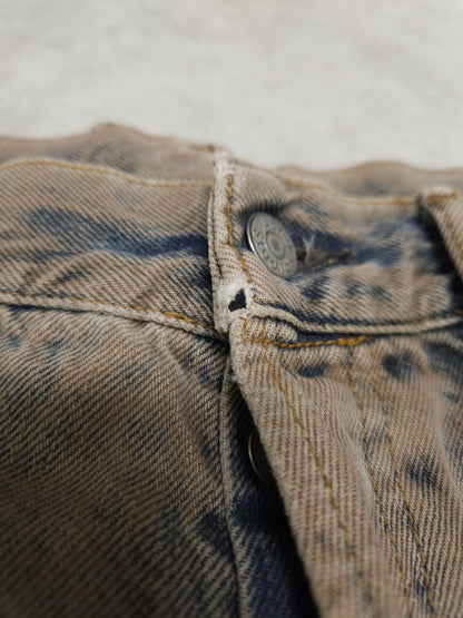 Acne studios 1989 drago road overdyed distressed baggy denim