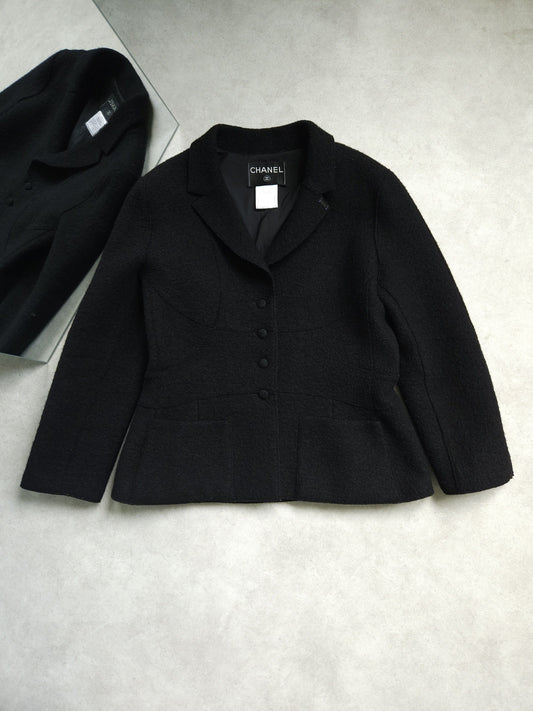 AW1999 Chanel wool tweed blazer