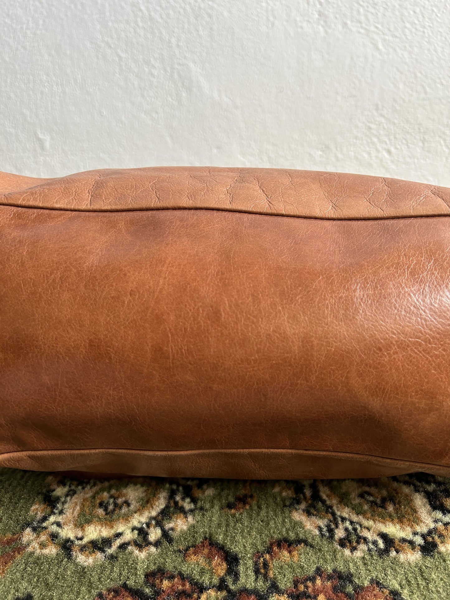 Vintage y2k miu miu leather top zip charm studded handbag