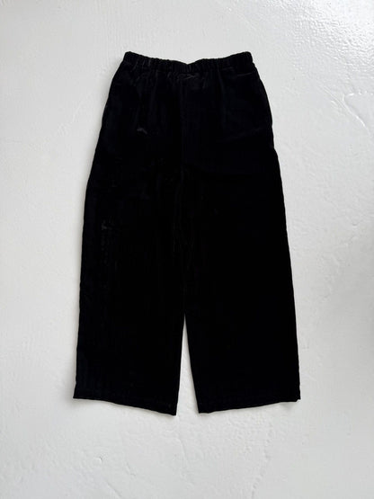 SS1994 tricot comme des garcons wide leg velvet pants