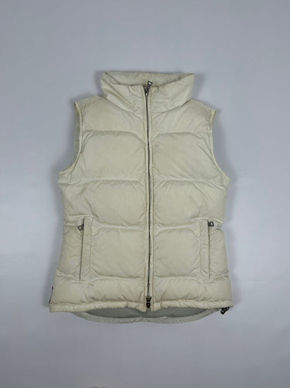 Vintage y2k archive Prada sport red tab hooded puffer vest