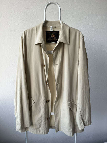 Loro piana light cotton and silk overcoat