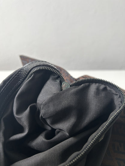 Fendi zucchino monogram canvas handbag