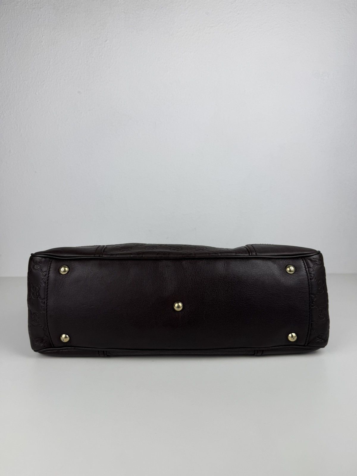 Gucci guccissima princy leather mini Boston bag
