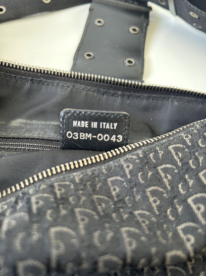 Y2k Dior street chic half moon hobo handbag