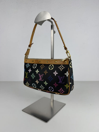 Louis Vuitton x Takashi Murakami pochette accessoires multicolor