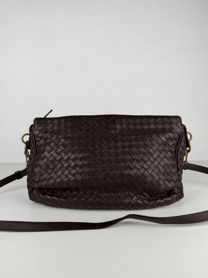 Bottega Veneta intrecciato leather shoulder/ crossbody bag