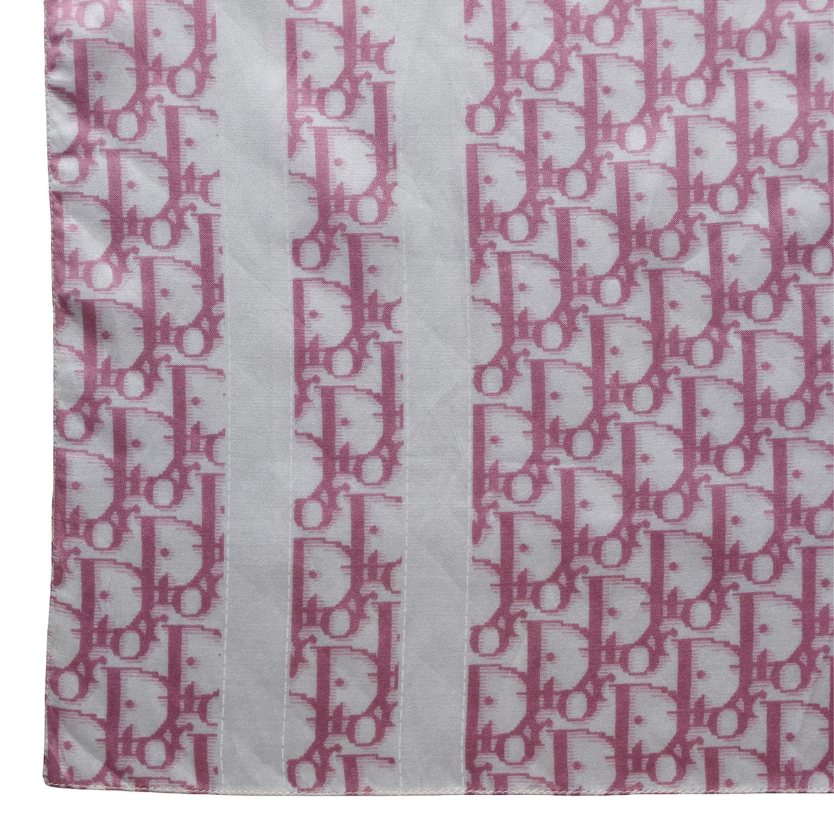Dior trotter silk & cotton mini scarf pink John galliano era