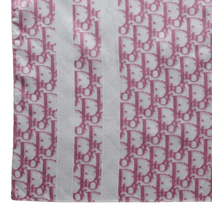 Dior trotter silk & cotton mini scarf pink John galliano era