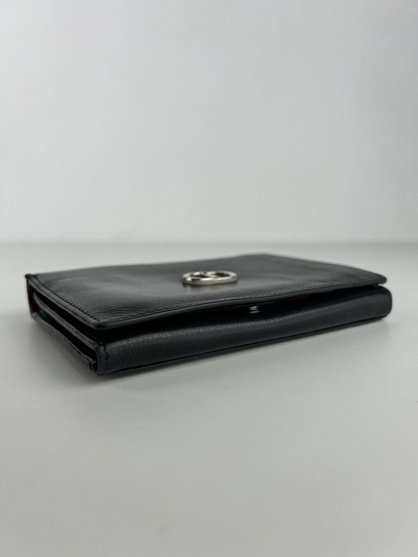 Vintage 90s Dior leather bifold wallet