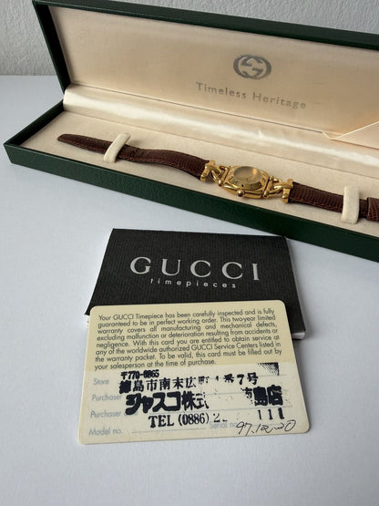 Vintage 1997 Gucci 6300 L watch