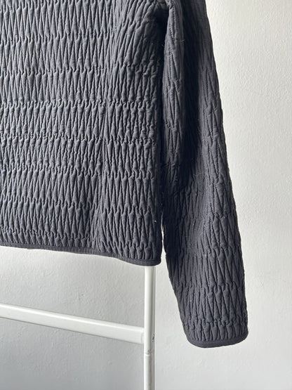 Archive AW2011 Prada pleated full zip sweatshirt