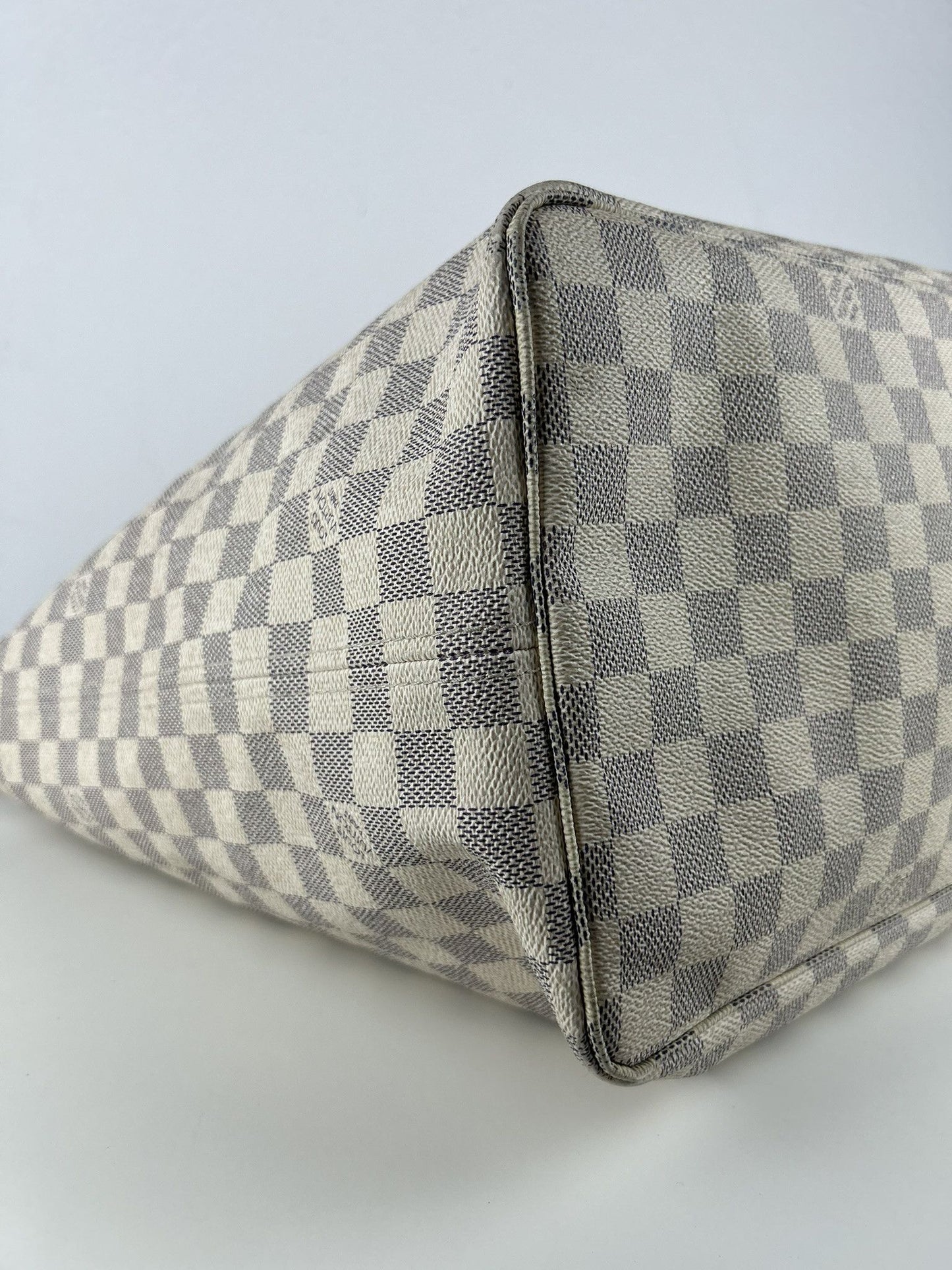 Louis Vuitton damier azur neverfull gm tote bag