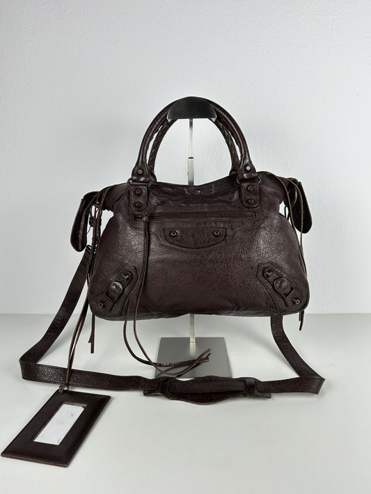 Balenciaga town bag in brown