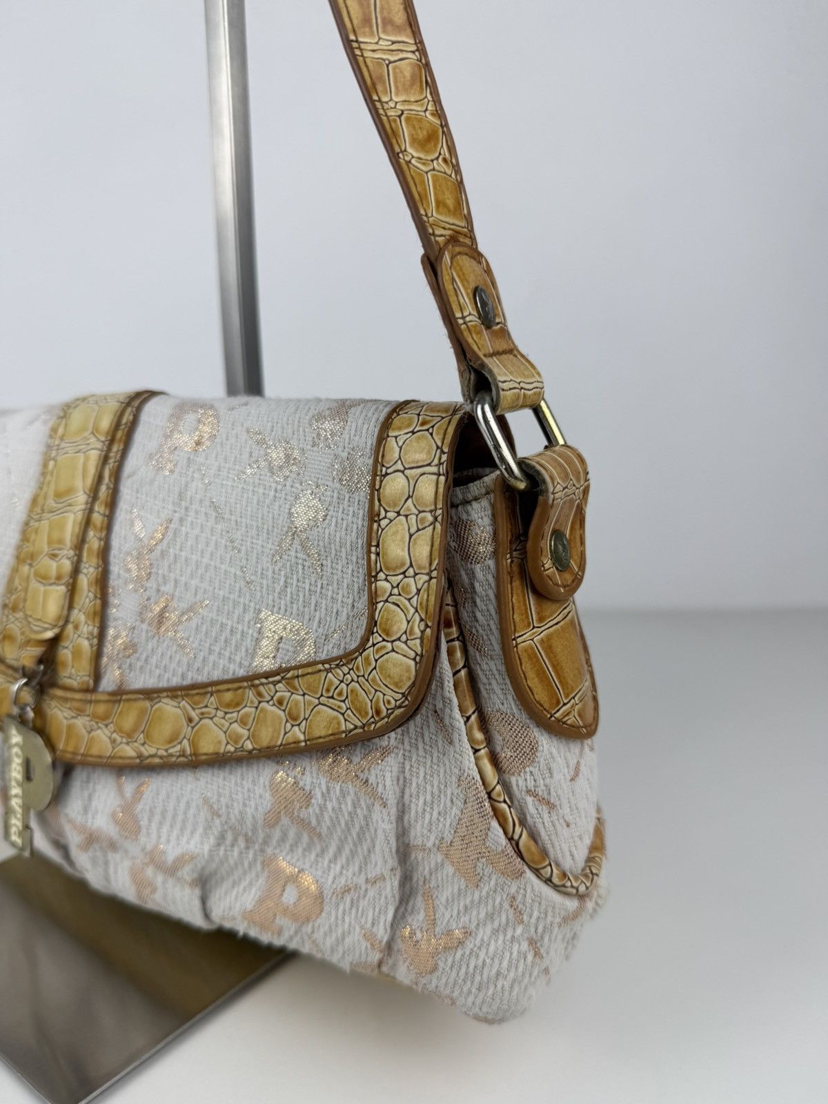 Vintage playboy monogram shoulder bag