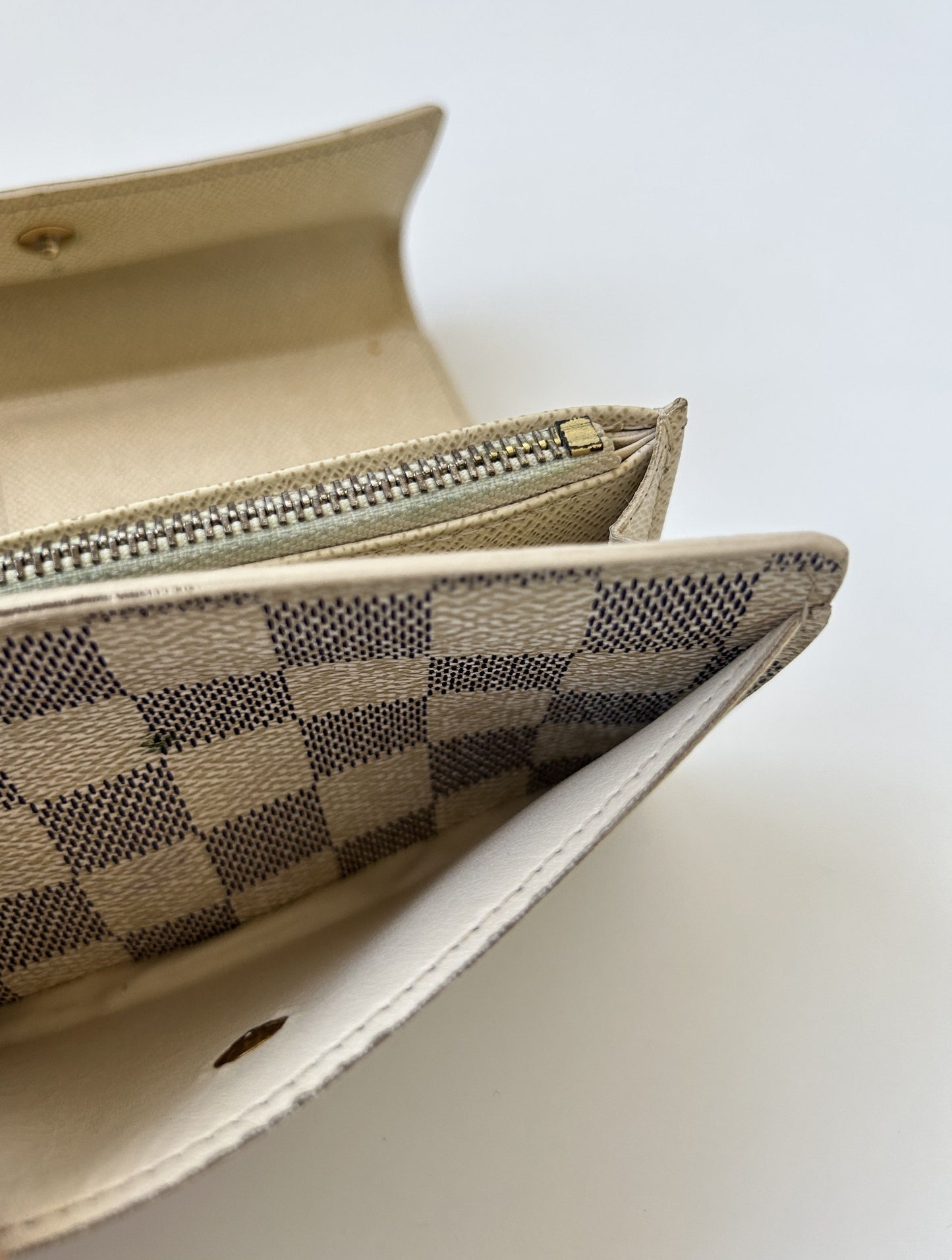 Louis vuitton damier azur folding wallet